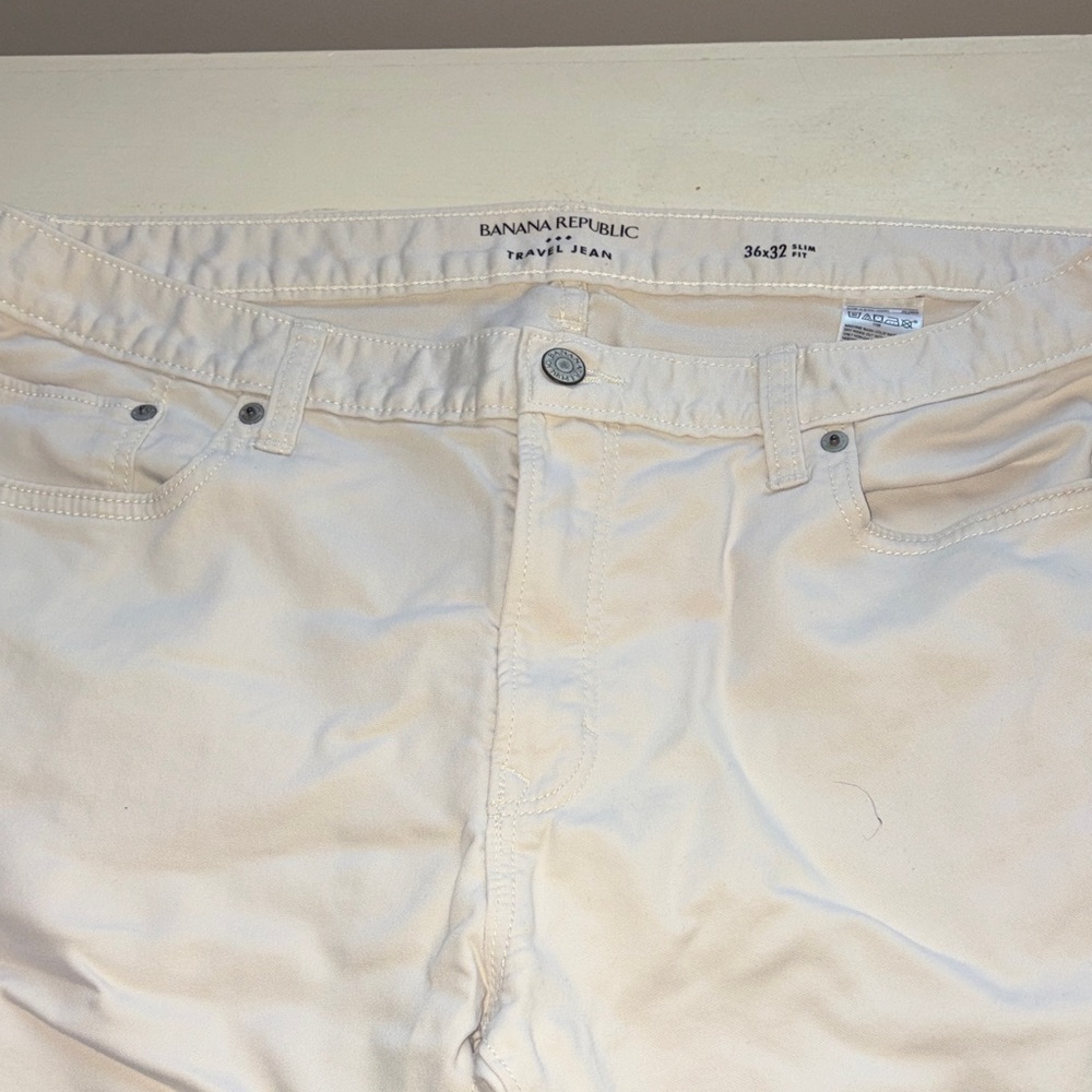Banana Republic Cream Casual Pants